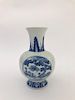 Chinese Blue & White Porcelain Vase.