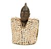Yoruba, Nigeria Ibeji Figure with Cowrie Cloak 
