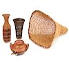 Kuba or Chokwe Basket Cassava Sifter, Mbala (DRC) Basket Flour Sifter, Luo, Lake Victoria Kenya, Fish Trap, Ethiopia Food Container