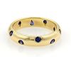 Tiffany & Co. Etoile Sapphire 18k Gold Dome Ring