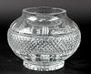 Waterford Style Cut Crystal Center Vase