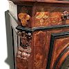 Napoleon III Burlwood-veneered Walnut Cabinet