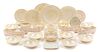 * A Collection of Belleek Shell Decorated Articles Width of mint tray 9 inches.