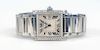 Ladies Cartier Tank Francaise Wrist Watch