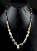 Necklace w/ Roman Glass, Stone, and Shell Beads
