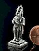 Rare Miniature 19th C. Indian Silver Amulet - Hanuman