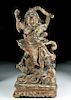 19th C. Chinese Qing Dynasty Wood Carving of God of War