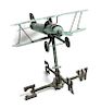 American Airplane Weathervane Height 12 x width 12 1/2 x depth 13 inches