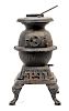 Miniature Cast Iron Stove Height 13 1/2 inches