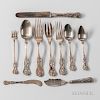 Assorted Group of "Kings" Pattern Sterling Silver Flatware