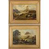 Pair of Victorian Scottish Highlands Landscape Paintings