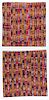 Pair of Antique Central Asian Silk Ikat Panels