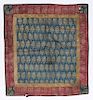 Antique Persian Safavid Silk Brocade Textile Panel
