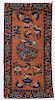 Antique Chinese Small Rug: 1'10'' x 3'8''