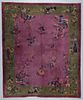 Chinese Art Deco Rug, Early 20th C: 7'11'' x 9'7''