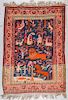 West Persian Pictorial Rug: 6'1'' x 4'7''