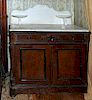 Marble Top Wash Stand and Half Commode