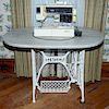 Marble and Cast Iron Dressing Table