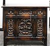 A Renaissance Revival Server Height 34 1/4 x width 40 x depth 16 1/2 inches.