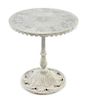 * A "Zodiac" Themed Patio Table Base Height 25 3/4 x diameter of top 24 inches.