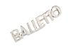 A Gianni Versace "Balletto" Brooch, 4" x .75".