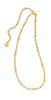 A Gianni Versace Medusa and Rhinestone Link Necklace, Length: 26.5"; Pendant drop: 8.5".