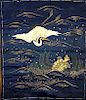 Fukusa, Embroidered Crane and Minogame, Japan, 18/19th