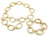 Vintage Larage Oval Ring Links Necklace & Bracelet