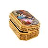 19th Century Continental Gold and Enamel Snuff Box