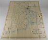 C.1908 Rhode Island Telephone & Road Map