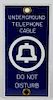 Bell System Underground Telephone Porcelain Sign