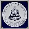Ande Rooney Bell Telephone Porcelain Enamel Sign