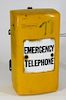 Western Electric NY Yellow Emergency Telephone Box