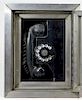 Bell Stainless Steel Elevator Rotary Telephone Set