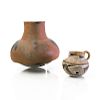 Anasazi Mug and a Prehistoric Pueblo Micaceous Clay Pot