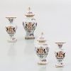 Samson Porcelain Chinese Export Style Miniature Four Piece Garniture