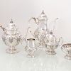 Frank M. Whiting Five Piece Silver Tea and Coffee Service