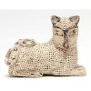 Archaic Italo-Corinthian Figural Pottery Vessel