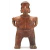 Imposing Pre-Columbian Nayarit Votive Figure