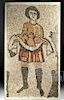 Superb 9th C. Byzantine Mosaic - Young Man w/ Food