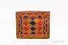 Carved and Polychrome Painted Slide-lid Box