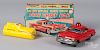 Marx battery operated tin litho Fire Chief Car