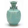 NC Pottery, Tom Turner, Carved Vase