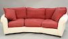 Lee Industries sofa with curved back. lg. 109in.
