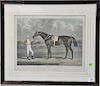 Pair of hand colored aquatints after J. F. Herring including "The Dutchess" engraved by Mr. Sutherland and "Euclid" engraved by C. H...