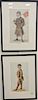 Set of fifteen framed Vanity Fair lithographs, eight are Spy prints, one Go print, and three Apey prints, one Hay, and two Lib. sigh...