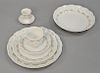 Kaiser Marseille porcelain complete dinnerware set, setting for seven, 76 total pieces.