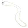 A Single Strand Graduated Natural Pearl Necklace, 3.25 dwts.