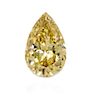 A 5.39 Pear Shape Brilliant Cut Fancy Deep Brownish Yellow Diamond,