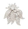 * A Platinum and Diamond Articulated Brooch, Jacques Timey for Harry Winston, 19.80 dwts.